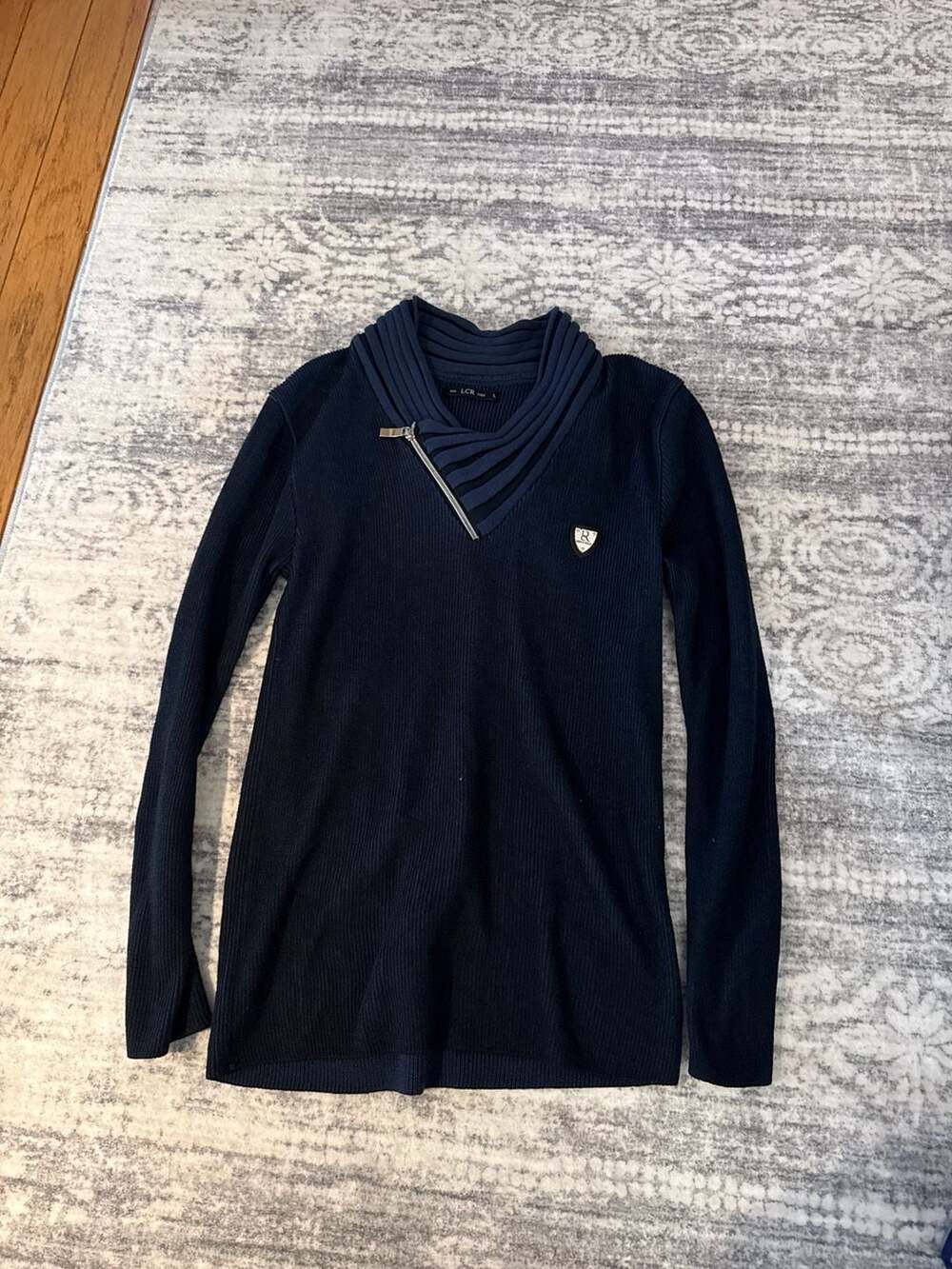 LCR Men's Wear Collection Shall Jacket Pullover 1/4 Zip Men's M Navy